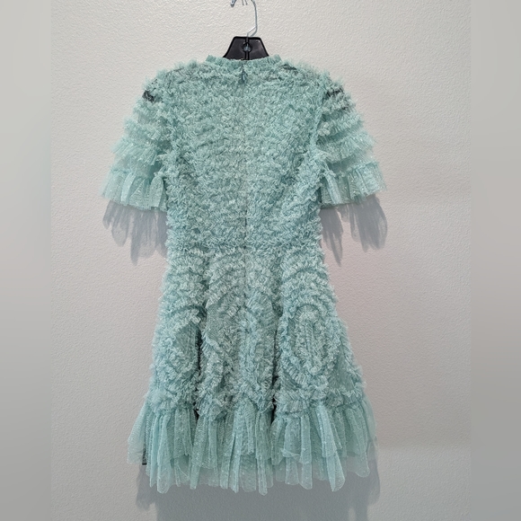 Needle & Thread Verity Ruffle V-Neck Mini dress - Picture 2 of 7